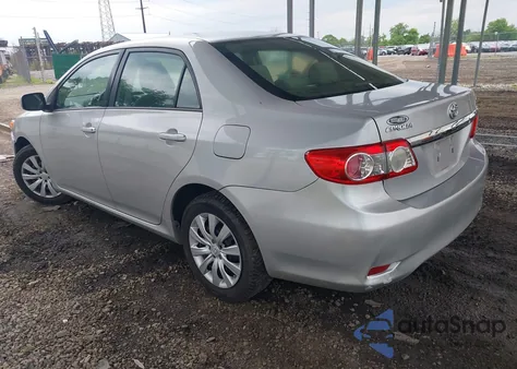 2012 Toyota Corolla Le из США, поврежденный, VIN 2T1BU4EE0CC844591